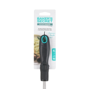 BAKER'S SECRET SS Potato Masher 29 cm. Color Black_4
