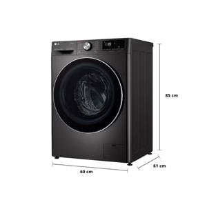 แอลจี เครื่องซักผ้าฝาหน้า 12 กก. รุ่น FV1412S2B สีดำ_7