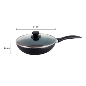 BESICO Wok with Lid No. P130AK-0324L Pack 2 pcs._5