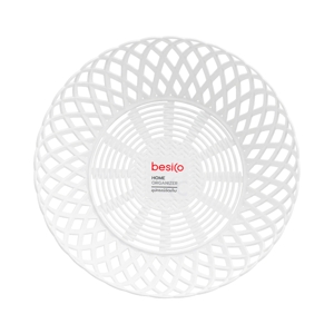 BESICO Round Basket Size L Model 3111 Color White_1