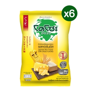 โดโซะ ข้าวหอมญี่ปุ่นอบกรอบ รสคอร์นชีส 56 ก. แพ็ค 6_5