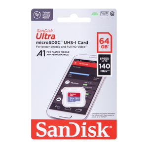 แซนดิสก์ Ultra MicroSD Card ขนาด 64GB รุ่น SDSQUA4-064G-GN6MA