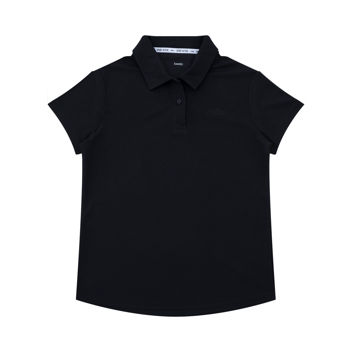 เบสิโค เสื้อโปโล สำหรับผู้หญิง รุ่น FSWN25Q4LA003 สีดำ