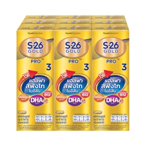 เอส-26 โกลด์ โปร นมยูเอชที สูตร 3 รสจืด 180 มล. x 9 ชิ้น_2