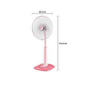 ฮาตาริ พัดลมสไลด์ รุ่น S18C1 สีชมพู_9