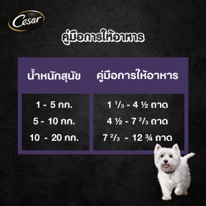 ซีซาร์ อาหารสุนัขชนิดเปียก รสแกะ 100 ก._7