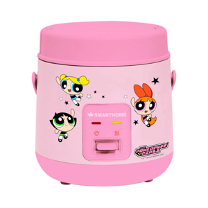 [สมาร์ทโฮม x พาวเวอร์พัฟฟ์] หม้อหุงข้าว ขนาด 1.2 ล. รุ่น SRC0604 สีชมพู_1