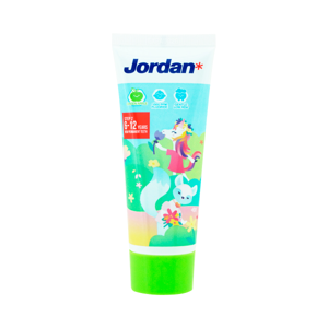 JORDAN Kids Step 2 Toothpaste for Kids 6-12 Years Greep Apple Flavor 75 g._1