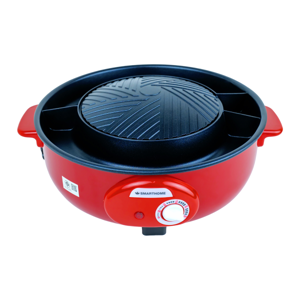 สมาร์ทโฮม เตาบาร์บีคิวสุกี้แยกน้ำ รุ่น SM-EG1300 สีแดง_3