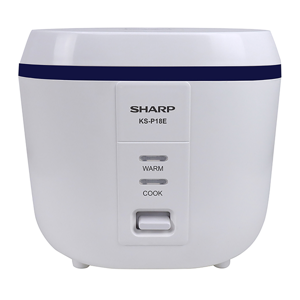 SHARP Rice Cooker 600W Capacity 1.8 L. Model KS-P18E Color White_1
