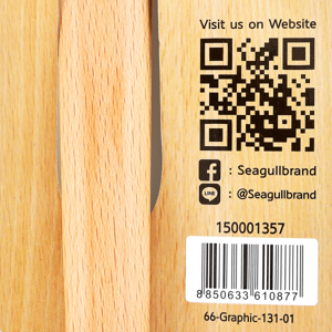 SEAGULL Slotted Turner Beech Wood_3