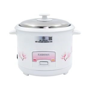 KASHIWA Electric Rice Cooker 500W Size 1.8L Model. RC-418 White Colour_1