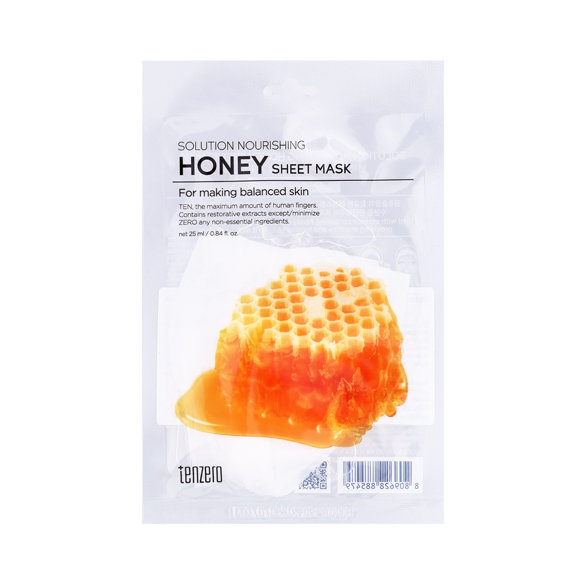 TENZERO Solution Nourishing Honey Sheet Mask 25 ml.