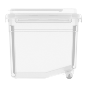 JCJ Rice Container with Wheels No. 1398 Size 5 kg. White Color_2