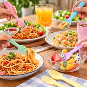 BIG C HAPPY PRICE Cutlery Set 8 Pairs Assorted Color_7