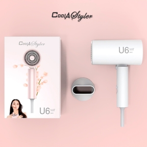 คูลเอสไตล์เลอร์ ไดร์เป่าผมพกพา U6 1800W รุ่น CA-1801 สีขาว_5