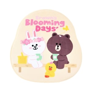 LINE FRIENDS Di-Cut Carpet 50 cm. Yellow