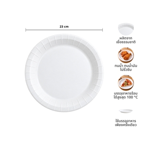 BIG C HAPPY PRICE Paper Plate 9 Inch x 10 pcs._7