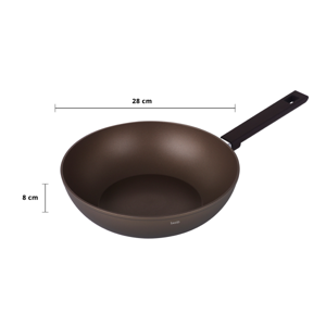 BESICO 28 cm. Wok Model. C134FAK-0328 Champagne Color_4