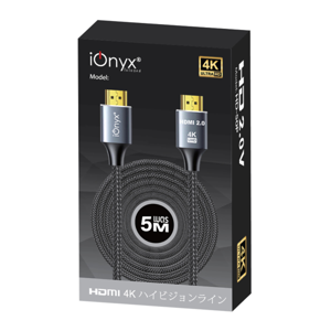 ไอโอนิกซ์ สาย HDMI 2.0 4K UHD รุ่น HD-50P ยาว 5 ม. สีดำ