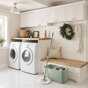 BESICO Magic Mop Model. M028B Size 10 L. Green Color_6