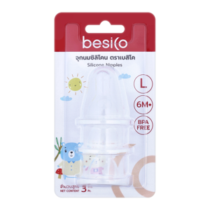 BESICO Silicone Nipples Size L Pack 3 pcs.