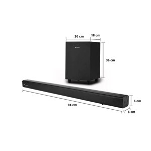 อะโคนาติก ซาวด์บาร์ รุ่น AN-SP160 สีดำ_4