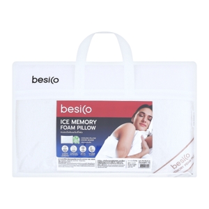 BESICO Memory Foam Pillow With Cool Case_1