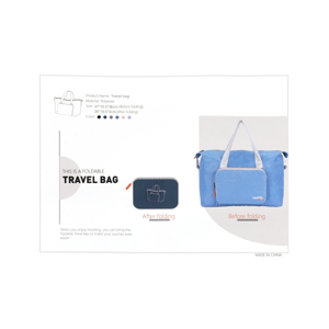 TRIPLE Foldable Travel Bag Color Grey_7