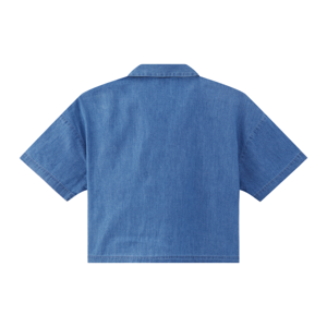 เบสิโค เสื้อเชิ้ตครอป สำหรับผู้หญิง รุ่น FVAV24Q2LC001 สียีนส์อ่อน_thumbnail_1