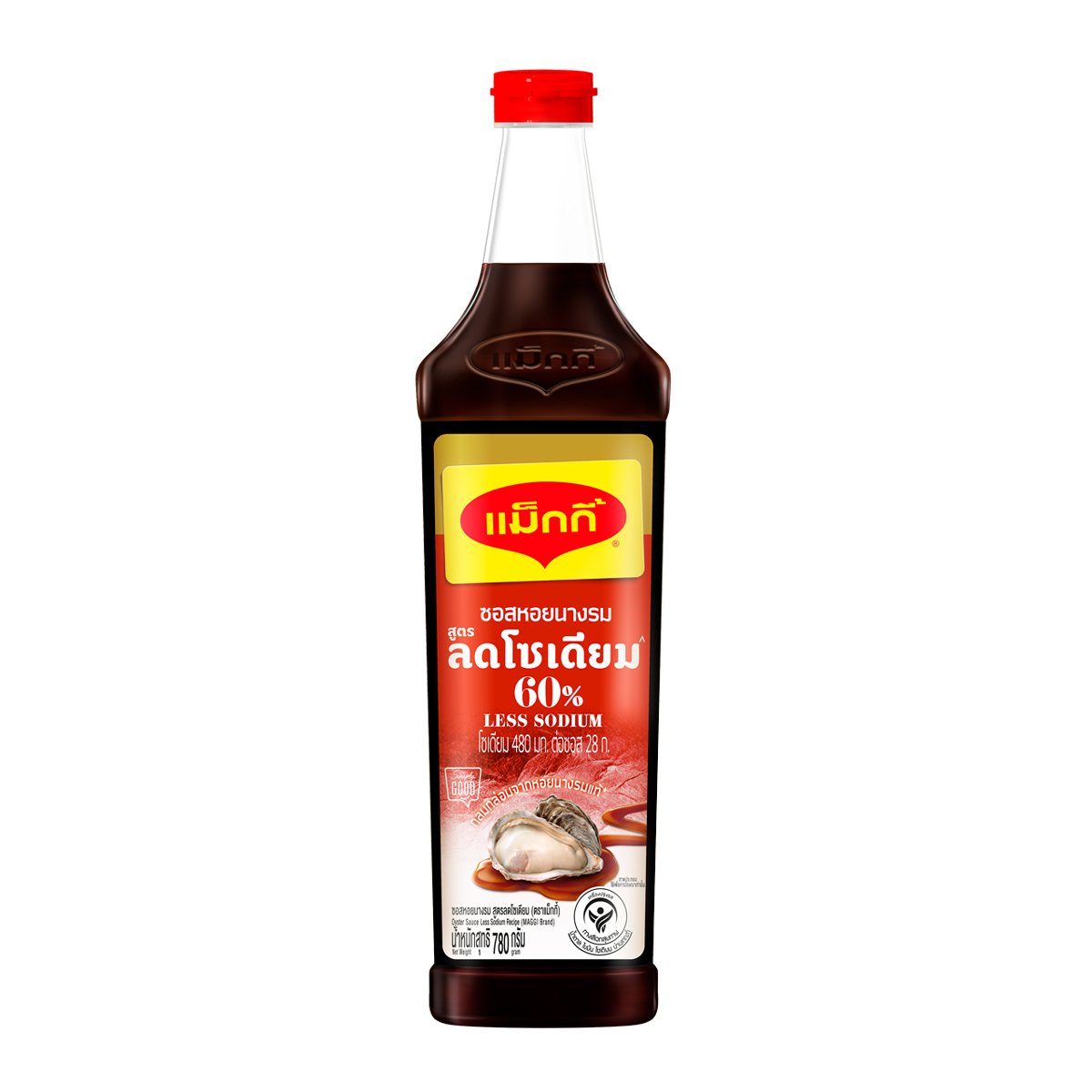 แม็กกี้ ซอสหอยนางรม สูตรลดโซเดียม 780 ก.