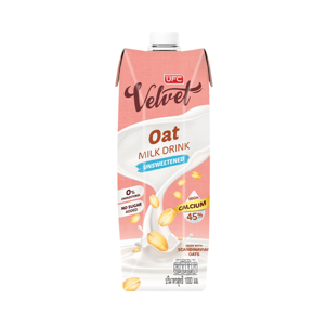 UFC Velvet Dairy-Free Unsweetened Oat Milk 1000 ml.