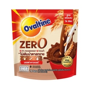 Ovaltine Ready Mixed Malt Beverage Chocolate Flavour No Sucrose 3in1 25g.Pack 16