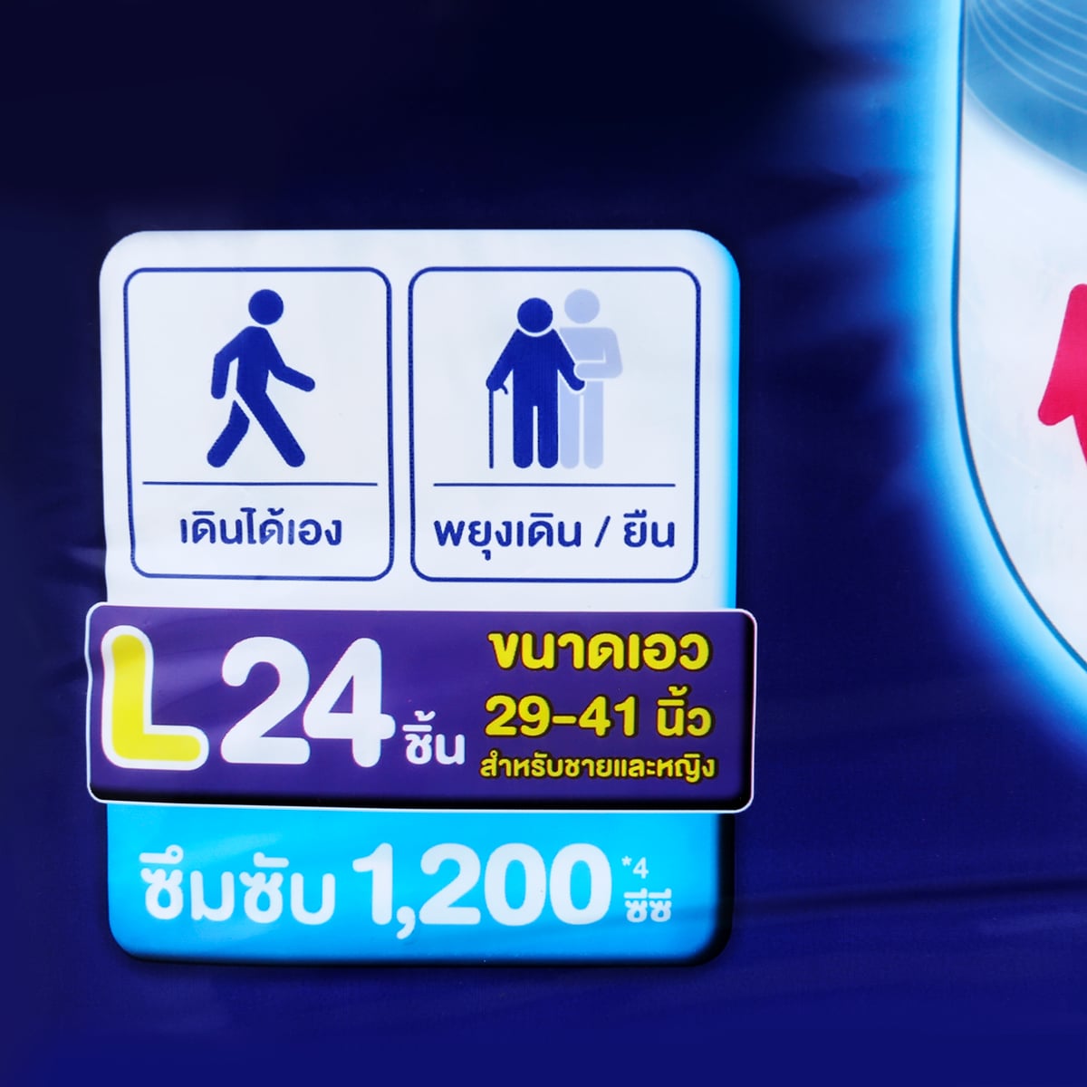 ไลฟ์รี่ กางเกงซึมซับตลอดคืน ไซส์ L ขนาด 29-41 นิ้ว x 24 ชิ้น_1