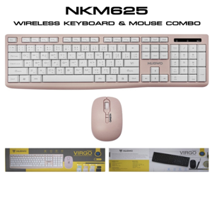 นับโว ชุดคอมโบคีย์บอร์ดและเมาส์ไร้สาย รุ่น NKM625 คละสี_thumbnail_4