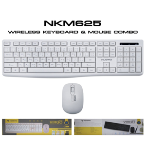 นับโว ชุดคอมโบคีย์บอร์ดและเมาส์ไร้สาย รุ่น NKM625 คละสี_thumbnail_6