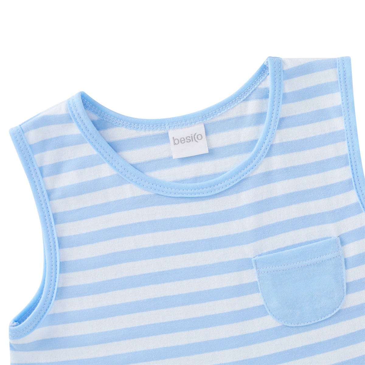 เบสิโค เสื้อกล้ามเด็กชาย รุ่น BKAS2509TB03 สีฟ้า_2