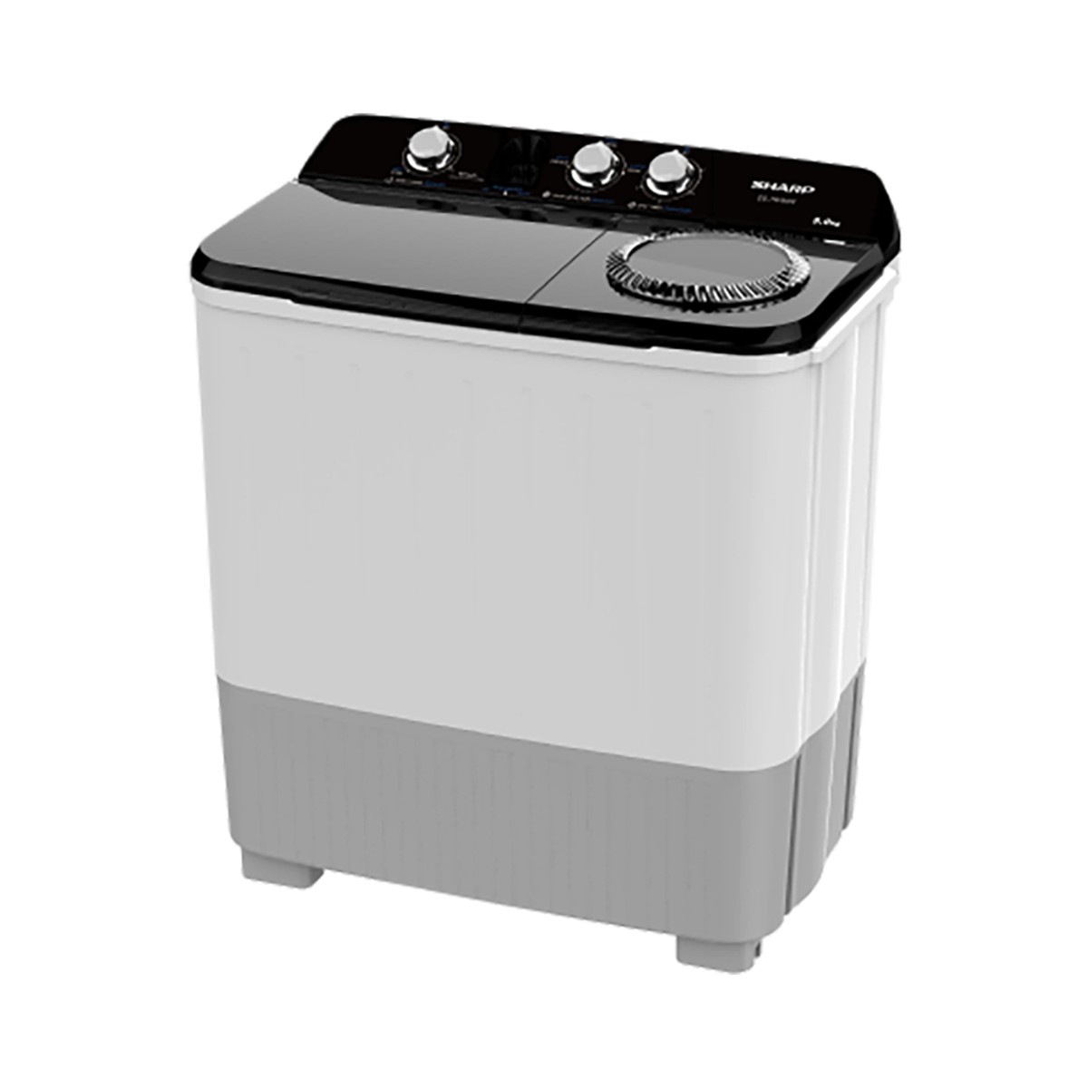 ชาร์ป เครื่องซักผ้าฝาบน 2 ถัง รุ่น ES-TW90W ขนาด 9 กก. สีขาว_3