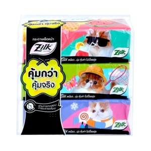 ซิลค์ ซอฟท์แพ็ค กระดาษเช็ดหน้า 140 แผ่นคู่ x 3 ชิ้น