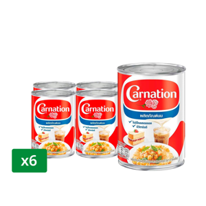 คาร์เนชัน ผลิตภัณฑ์นมสำหรับปรุงอาหารและเบเกอรี่ 405 ก. แพ็ค 6_thumbnail