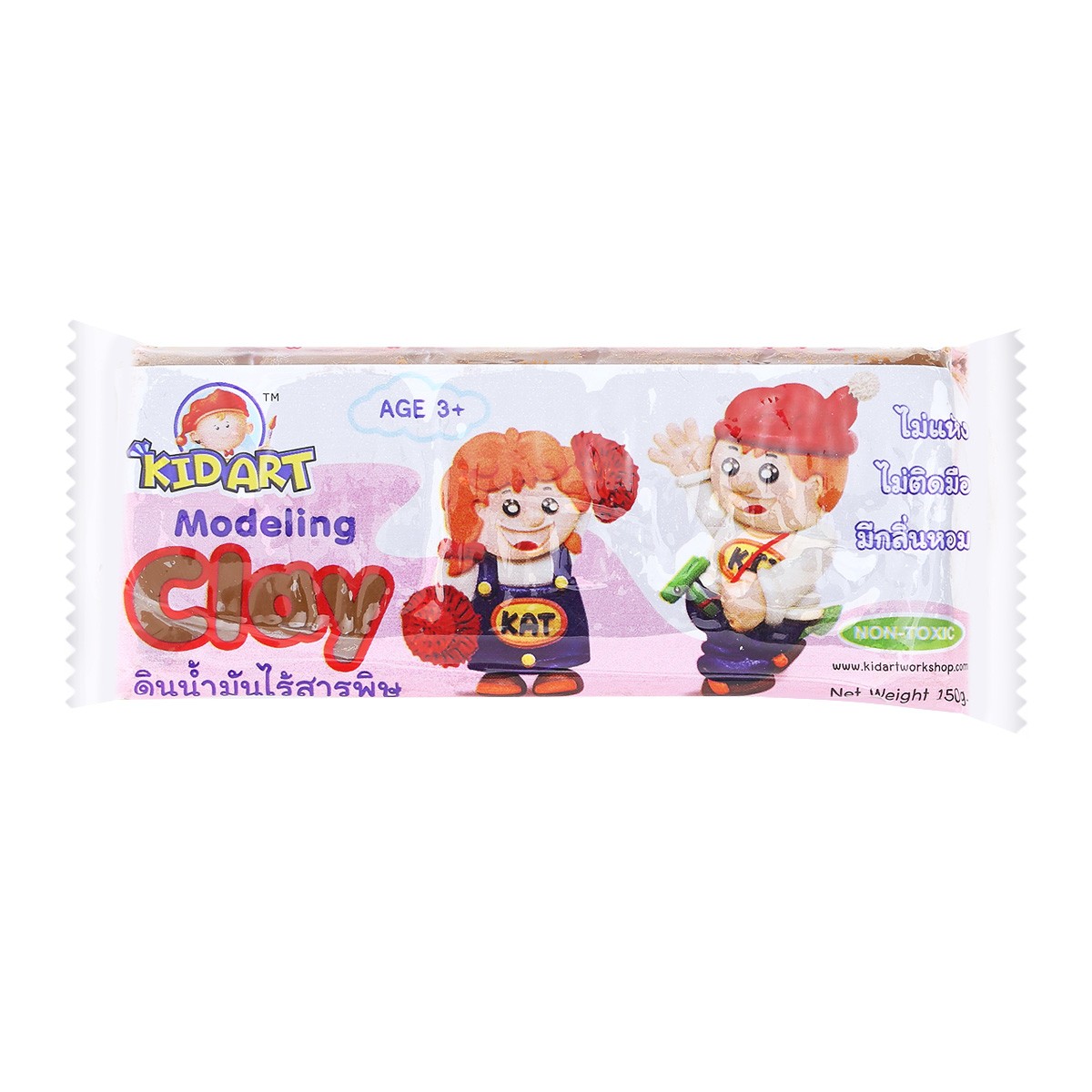 คิด อาร์ท ดินน้ำมันไร้สารพิษ 150 ก. (สินค้าคละสี ไม่สามารถเลือกได้)