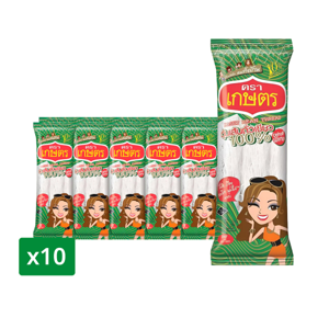 เกษตร วุ้นเส้นถั่วเขียว 100% 40 ก. แพ็ค 10