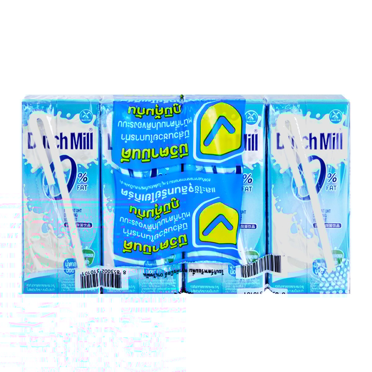 ดัชมิลล์ โยเกิร์ตพร้อมดื่มยูเอชที ไขมัน 0% 180 มล. x 4 ชิ้น_3