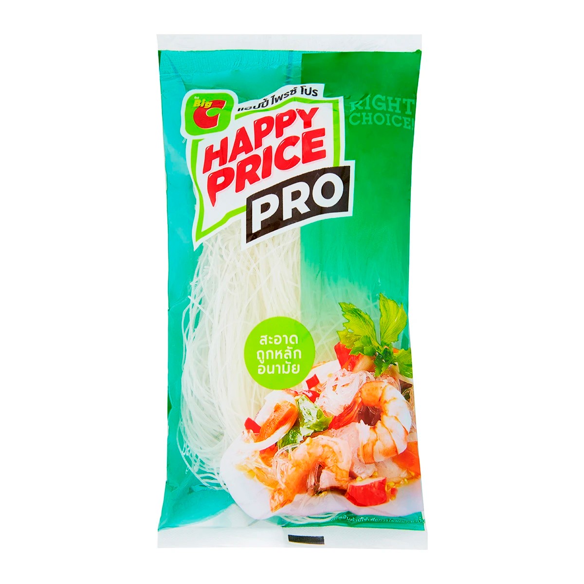 บิ๊กซี แฮปปี้ ไพรซ์ โปร วุ้นเส้นถั่วเขียว 35 ก. แพ็ค 10_2