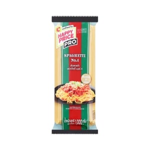บิ๊กซี แฮปปี้ ไพรซ์ โปร เส้นพาสต้า สปาเก็ตตี้ เบอร์ 4 1000 ก._thumbnail