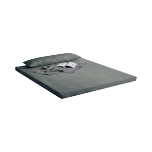 MIDAS Futon Mattress 3.5 Ft. 4" Thick BASIC LIVING Mist Grey