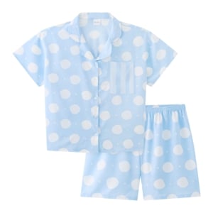 เบสิโค ชุดเซตผู้หญิง ลาย Polka Dot รุ่น FTHB2502NW007 สีฟ้า_thumbnail