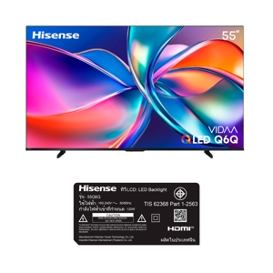 ไฮเซ่นส์ สมาร์ททีวี QLED 4K VIDAA รุ่น 55Q6Q ขนาด 55 นิ้ว สีดำ_thumbnail_2