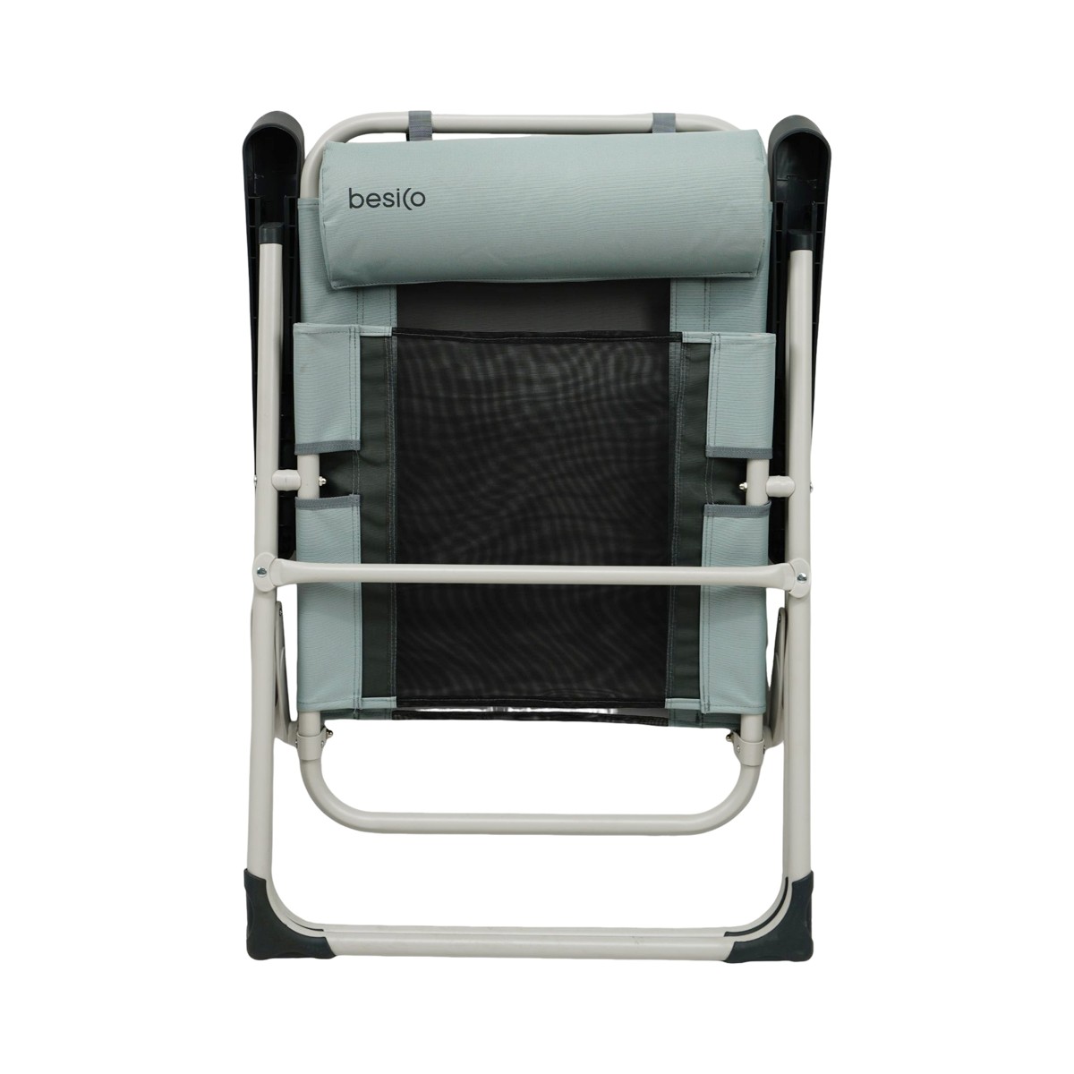 เบสิโค เก้าอี้พักผ่อนพับได้ รุ่น TMB1051 สีเทา_1