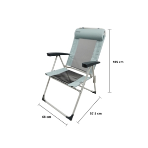 เบสิโค เก้าอี้พักผ่อนพับได้ รุ่น TMB1051 สีเทา_thumbnail_3